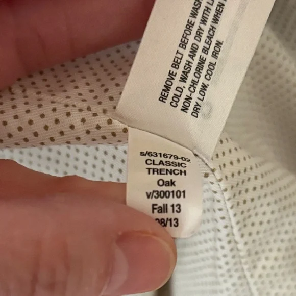 GAP Tan Trench Coat - Picture 4 of 9